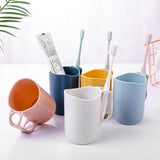 Mouthwash Cup Home Simple Toothbrushing Cup Portable Tooth Cylinder Bucket,Random Color Delivery, Mouthwash Cup