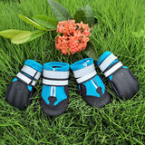 Wear-Resistant Non-Slip & Waterproof Pet Shoe Covers Medium And Large Dog Shoes, S Lake Blue, M Lake Blue, L Lake Blue, XL Lake Blue, XXL Lake Blue, S Orange, M Orange, L Orange, XL Orange, XXL Orange