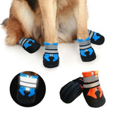 Wear-Resistant Non-Slip & Waterproof Pet Shoe Covers Medium And Large Dog Shoes, S Lake Blue, M Lake Blue, L Lake Blue, XL Lake Blue, XXL Lake Blue, S Orange, M Orange, L Orange, XL Orange, XXL Orange