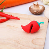 Small Pepper Shape Pot Lid Overflow Preventer Silicone Pot Lid Raised Anti Overflow Gadgets, Pepper