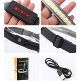 Waterproof Outdoor Sports Climbing Night Running Light LED Safety Warning Light  Outdoor Headlight