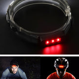 Waterproof Outdoor Sports Climbing Night Running Light LED Safety Warning Light  Outdoor Headlight