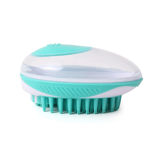 Pet Bath Brush Dog Massage Cleaning And Beauty Products, Green, Blue