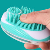 Pet Bath Brush Dog Massage Cleaning And Beauty Products, Green, Blue