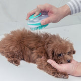 Pet Bath Brush Dog Massage Cleaning And Beauty Products, Green, Blue