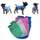 Winter Polar Flannel Pet Clothes French Bulldog Coat Pug Costumes Jacket for Dogs for Puppy Dogs, S, M, L, XL