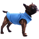 Winter Polar Flannel Pet Clothes French Bulldog Coat Pug Costumes Jacket for Dogs for Puppy Dogs, S, M, L, XL