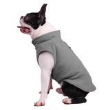 Winter Polar Flannel Pet Clothes French Bulldog Coat Pug Costumes Jacket for Dogs for Puppy Dogs, S, M, L, XL