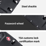 TSA007 Customs Lock Luggage Code Lock, Luggage Code Lock