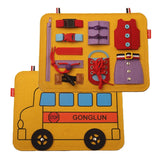 GL03 Early Education Toys Children Teaching Aids Dressing Learning Board, GL03 Dressing Learning Board