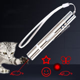 USB In-Line Flashlight Laser Pattern Funny Cat Stick Funny Cat Toy Pet Supplies, Funny Cat Stick