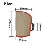 Red Twill Jute Training Dog Bite Sleeve Open Sleeve Protector Pet Products, Red Twill Jute