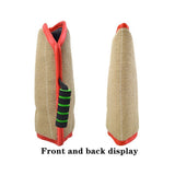 Red Twill Jute Training Dog Bite Sleeve Open Sleeve Protector Pet Products, Red Twill Jute