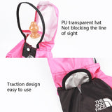 Seasons Universal Raincoat For Dogs Four-Legged Clothing Transparent PU Waterproof Clothing, XS, S, M, L, XL, XXL, XXXL, XXXXL