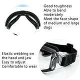 Pet Goggles Dog Transparent Glasses Waterproof Windproof Snowproof Dog Glasses, Transparent Glasses