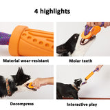 Pet Dog Rope Toy Rubber Bite Stick Training Tug Rope Dog Bite Rope, Pet Dog Rope Toy