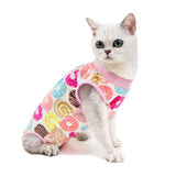 Female Cat Breathable And Anti-Licking Sterilization Clothing, S, M, L, XL