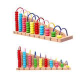 Wooden Children Bead Calculation Frame Multi-Function Early Education Teaching Aids Mathematical Addition And Subtraction Learning Toys, Bead Calculation Frame