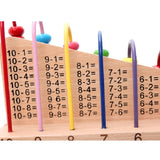 Wooden Children Bead Calculation Frame Multi-Function Early Education Teaching Aids Mathematical Addition And Subtraction Learning Toys, Bead Calculation Frame