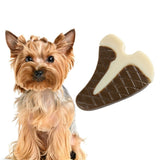 Pet Bite Resistant Toy Nylon Cowhide Molar Teeth Eating Play Bone Dog Toy, Small (Steak), Large (Steak), Small  (Chicken Wings), Large (Chicken Wings), Small  (Chicken Leg), Large  (Chicken Leg), Small (Ring), Large  (Ring), Small (UFO), Large (UFO)