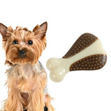 Pet Bite Resistant Toy Nylon Cowhide Molar Teeth Eating Play Bone Dog Toy, Small (Steak), Large (Steak), Small  (Chicken Wings), Large (Chicken Wings), Small  (Chicken Leg), Large  (Chicken Leg), Small (Ring), Large  (Ring), Small (UFO), Large (UFO)