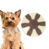 Pet Bite Resistant Toy Nylon Cowhide Molar Teeth Eating Play Bone Dog Toy, Small (Steak), Large (Steak), Small  (Chicken Wings), Large (Chicken Wings), Small  (Chicken Leg), Large  (Chicken Leg), Small (Ring), Large  (Ring), Small (UFO), Large (UFO)