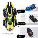 MX-08 1:24 Remote Controlling Wall Climbing Stunt Car Charging Children Drift Toy Car, Black, Red, Blue, Yellow