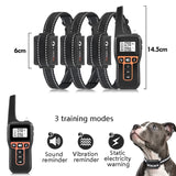 PaiPaitek PD529-3 Remote Control Dog Training Device Voice Control Barking Stopper Electronic Collar Dog Training Device, PD529-3