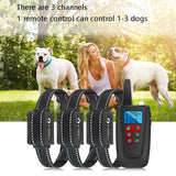 PaiPaitek PD526-3 Anti-Barking Device Dog Electric Shock Collar Training Dog Remote Control Pet Training Equipment, PD526-3