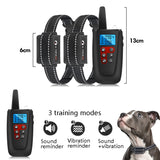 PaiPaitek PD526V-2 1 In 2 100-Speed Sound Vibration Remote Control Training Dog Device Anti-Barking Device Electronic Remote Control Collar, PD526V-2