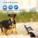 PaiPaitek PD529V-1 Training Dog Anti-Barking Device Vibration Collar 1000M Remote Control Distance Pet Training Supplies, PD529V-1