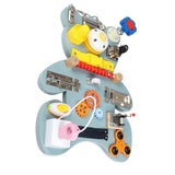 ZW-88 Children Montessori Mechanism Game Board Unlocking Busy Block Toy, Style:, Bear, Foldable