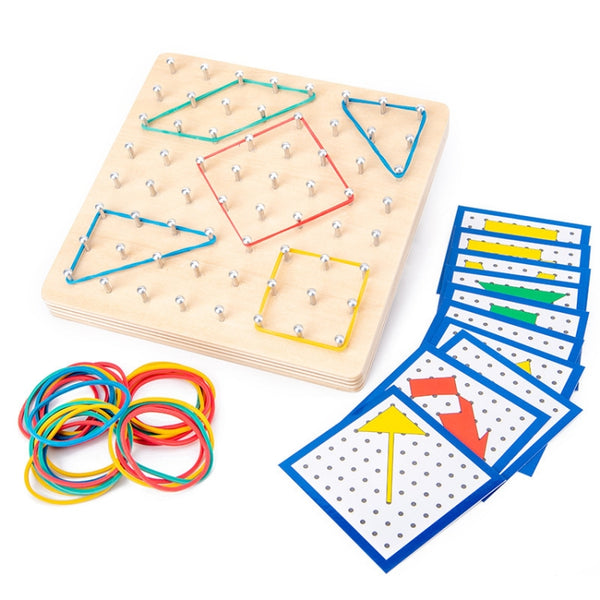 Monsthetic Nail Board Space Imagination Graphic Cognition Kindergarten Early Education Puzzle Toys, Monsthetic Nail Board