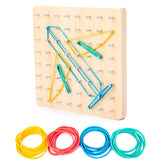 Monsthetic Nail Board Space Imagination Graphic Cognition Kindergarten Early Education Puzzle Toys, Monsthetic Nail Board