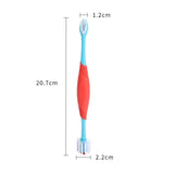 Pet Double-Head Toothbrush Pet Oral Cleaning Products, Double-Head Toothbrush