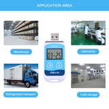 TTE35065 Digital USB Temperature Data Logger for Warehouse Storage, Refrigerated, Cold Storage and Laboratory, TTE35065