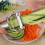 Multifunction Stainless Steel Vegetable Peeler Double Planing Grater, Double Planing Grater