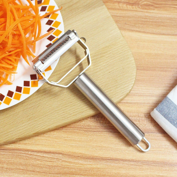 Multifunction Stainless Steel Vegetable Peeler Double Planing Grater, Double Planing Grater