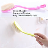 Plastic Long Handle Shoes Brush Multi-Purpose Practical Cleaning Brush Soft Hair Strap Rope Clothing Brush, Color Random Delivery, 10 PCS Cleaning Brush