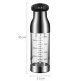 Stainless Steel Push-Type Oil Spray Bottle Barbecue Oil And Vinegar Sprayer, Push-Type Oil Spray Bottle