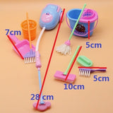 Furniture Toys Miniature House Cleaning Tool Doll House Accessories for Doll House Pretend Play Toy, 9 PCS / Set, 6 PCS / Set