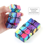 3 PCS Unlimited Magics Cube Colorful UV Printing Pocket Magic Cube Variety Folding Fingertip Magic Cube Decompression Toy, No.168-8-31 Hallowe Purple, No.168-8-32 Hallowe Black, No.168-8-33 White Skull, NO.168-8-34 Yellow Skull, No.168-8-35 Colored Cracks