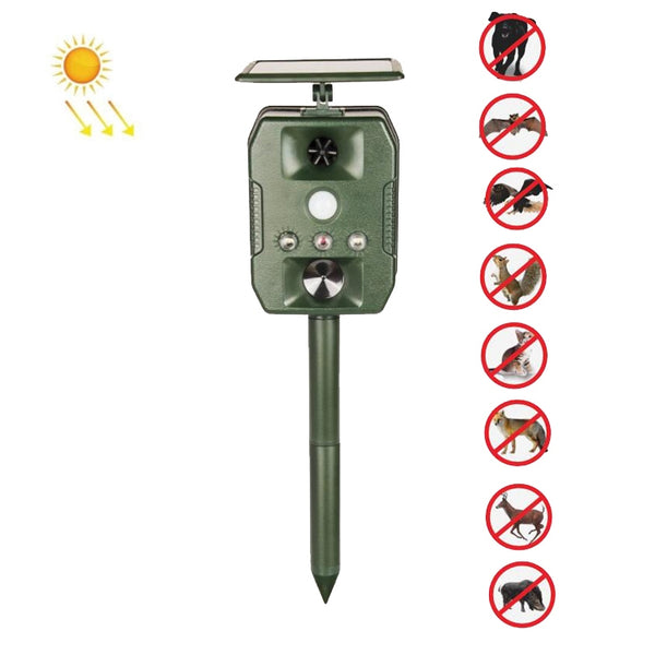 Ultrasonic Mouse Repeller Solar Outdoor Animal Repeller, Ultrasonic  Animal Repeller