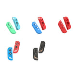 IINE Gamepad Silicone Flat Protective Sleeve Handle Split Silicone Case For Nintendo Switch Joy-Con, Blue Green-l445, Red Blue-L444, Double Red-L482, Red Blue-L501, Black-L495