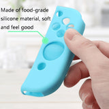 IINE Gamepad Silicone Flat Protective Sleeve Handle Split Silicone Case For Nintendo Switch Joy-Con, Blue Green-l445, Red Blue-L444, Double Red-L482, Red Blue-L501, Black-L495