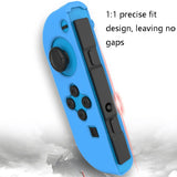 IINE Gamepad Silicone Flat Protective Sleeve Handle Split Silicone Case For Nintendo Switch Joy-Con, Blue Green-l445, Red Blue-L444, Double Red-L482, Red Blue-L501, Black-L495