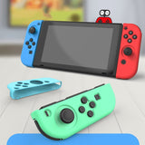 IINE Gamepad Silicone Flat Protective Sleeve Handle Split Silicone Case For Nintendo Switch Joy-Con, Blue Green-l445, Red Blue-L444, Double Red-L482, Red Blue-L501, Black-L495