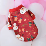 SD07031 Christmas Dog Clothes Cartoon Pet Small Dog Cat Sweater Clothes, XS, S, M, L, XL