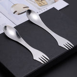 Stainless Steel Western Tableware Creative 3 In 1 Spoon Forked Tableware