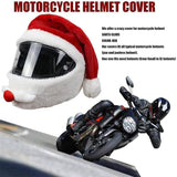 Motorcycle Helmet Christmas Hat Outdoor Crazy Funny Santa Helmet Cover, Helmet Christmas Hat